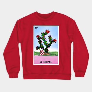 Ugly Christmas Sweater Spanish Mexican Christmas Tree Nopal Crewneck Sweatshirt